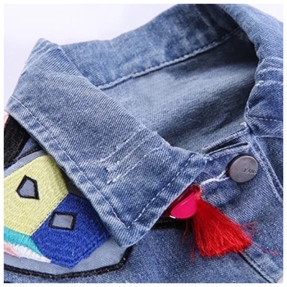 🆕 The ATANASIA Butterfly Denim Jacket - Picture 3 of 6
